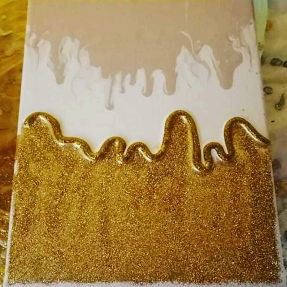 Acrylic pour painting